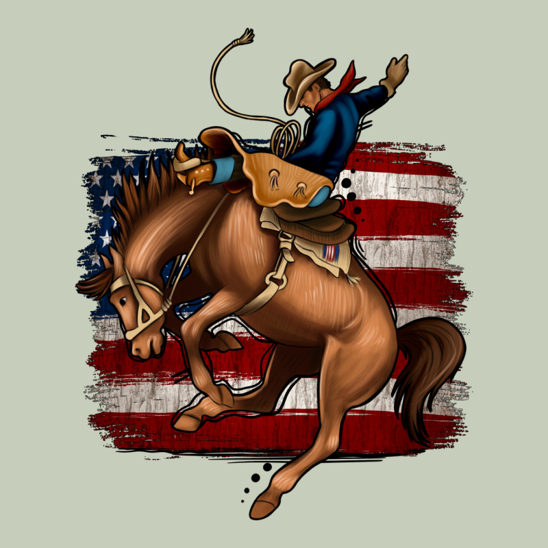 Bucking Bronco Long Sleeve Tee by Jasminsmagicworld | Teevron