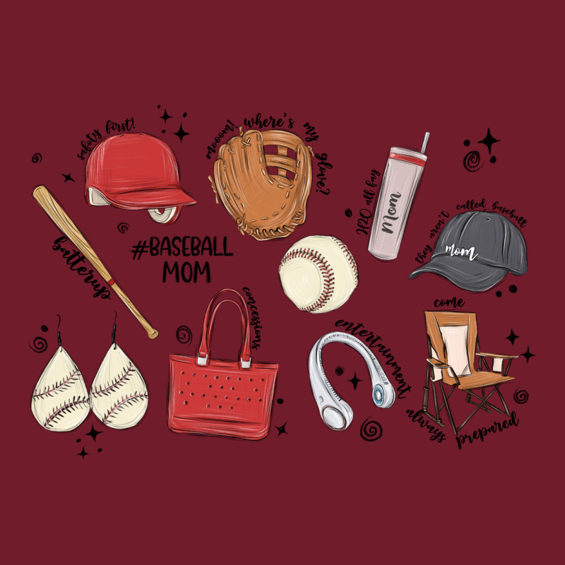 Baseball Mom Zipper Hoodie by MaliasSmallBusiness | Teevron