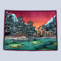 Colorado Scenery Map Premium Sweatshirt | Teevron