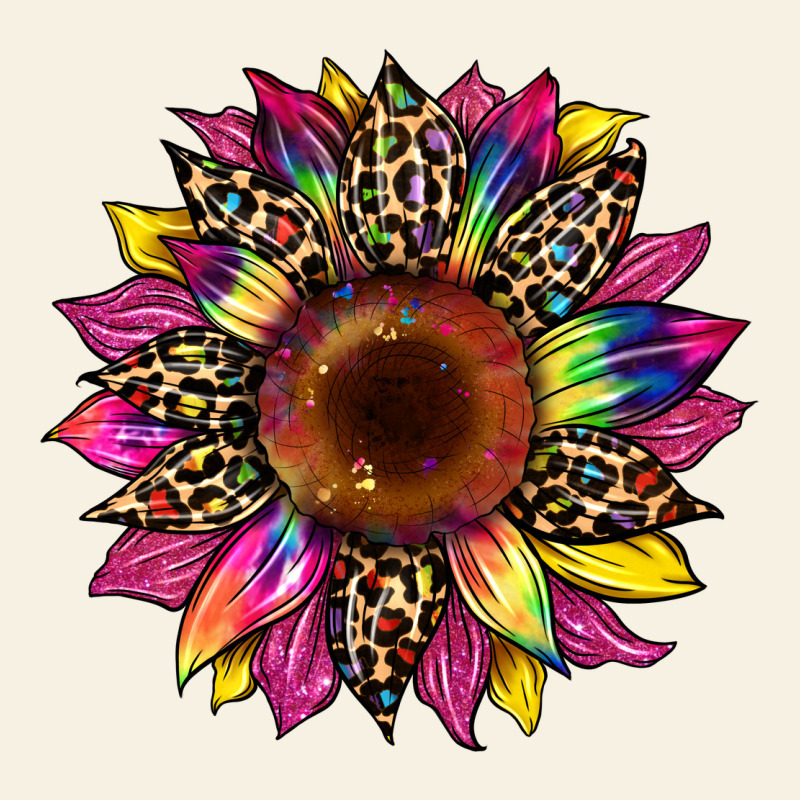 Tie Dye Leopard Sunflower Vintage Tee by Artiststas | Teevron