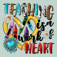 Teaching Is A Work Of Heart Zipper Hoodie | Teevron
