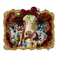 heifer cow christmas western background | Teevron