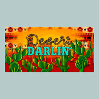 Desert Darlin' Aztec Desert Sunset License Plate Heavy Core Tee | Teevron