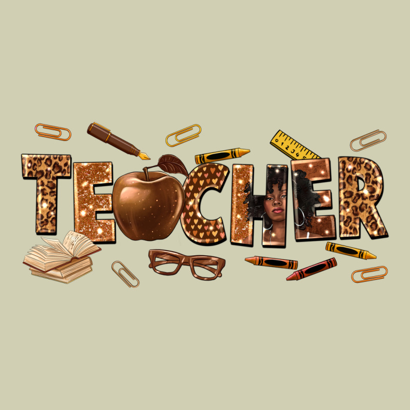 Melanin Teacher Heavy Core Tee by texasbilliewilder | Teevron