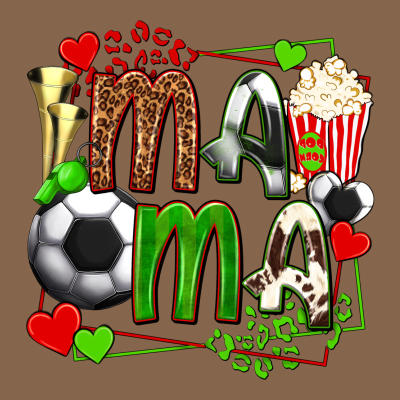 Mama Soccer With Popcorn Premium Tee by texasbilliewilder | Teevron