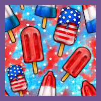 4th Of July Popsicle Seamless Pattern Vintage Tee | Teevron