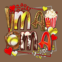 Mama Softball Baseball With Popcorn Premium Tee | Teevron