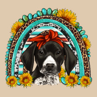German Shorthaired Pointer Western Rainbow Heavyweight Sweatshirt | Teevron
