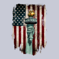 Statue Of Liberty Torch Heavyweight Hoodie | Teevron