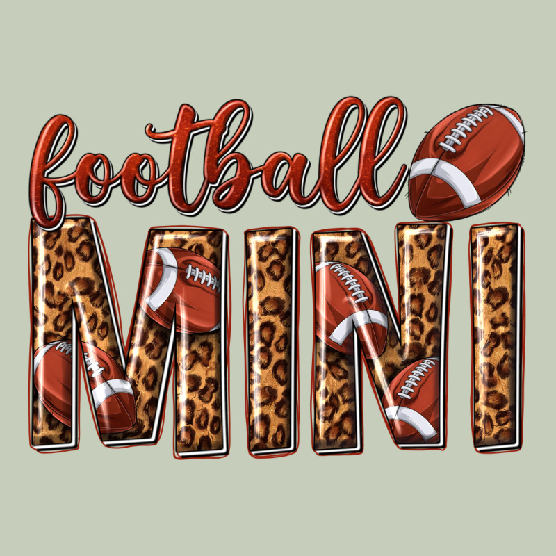 Football Mini With Leopard Ladies Tee by texasbilliewilder | Teevron