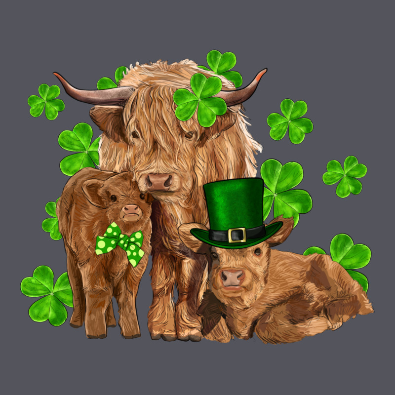 St Patrick's Day Cow Family Vintage Hoodie by RanaPortraitStore | Teevron
