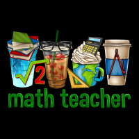 Math Teacher Coffee Cups Heavy Core Tee | Teevron