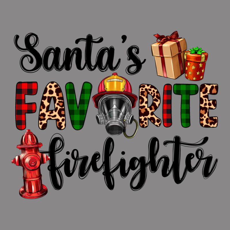 Santa's Favorite Firefighter Vintage Tee by AdoDesignShop | Teevron
