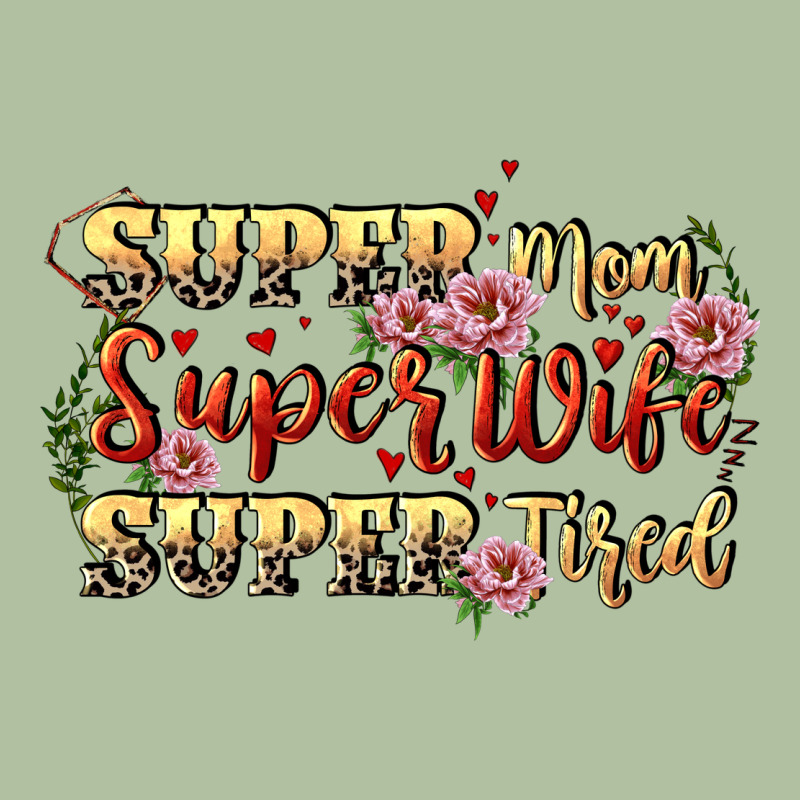 Super Mom Super Wife Super Tired Urban Hoodie by CowGirlArtShop | Teevron