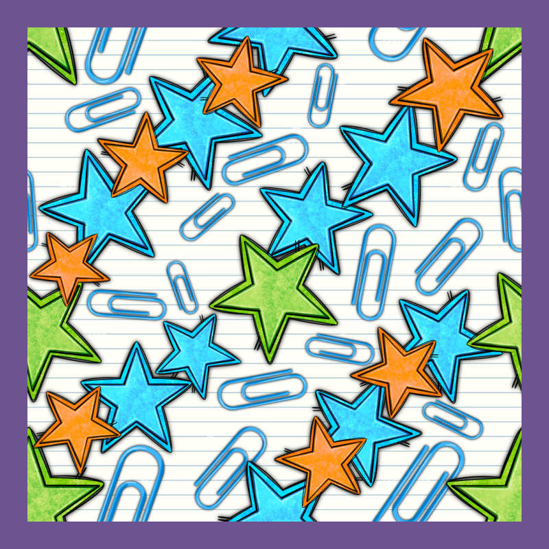 Stars School Seamless Pattern Vintage Tee by BundleAndBundleShop | Teevron