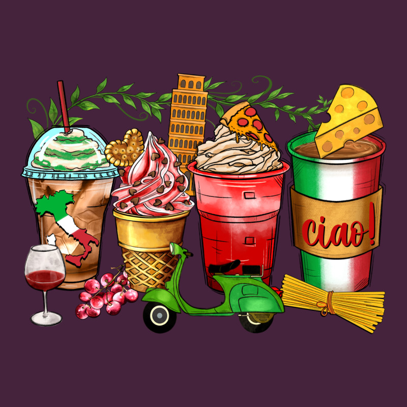 Italy Coffee Cups Premium Tee by Zillion Design Studio | Teevron