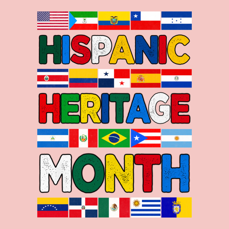 Hispanic Haritage Month Flags Urban Heavy Tee by BundleAndBundleShop | Teevron