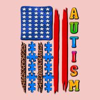 Autism American Flag Urban Heavy Tee | Teevron