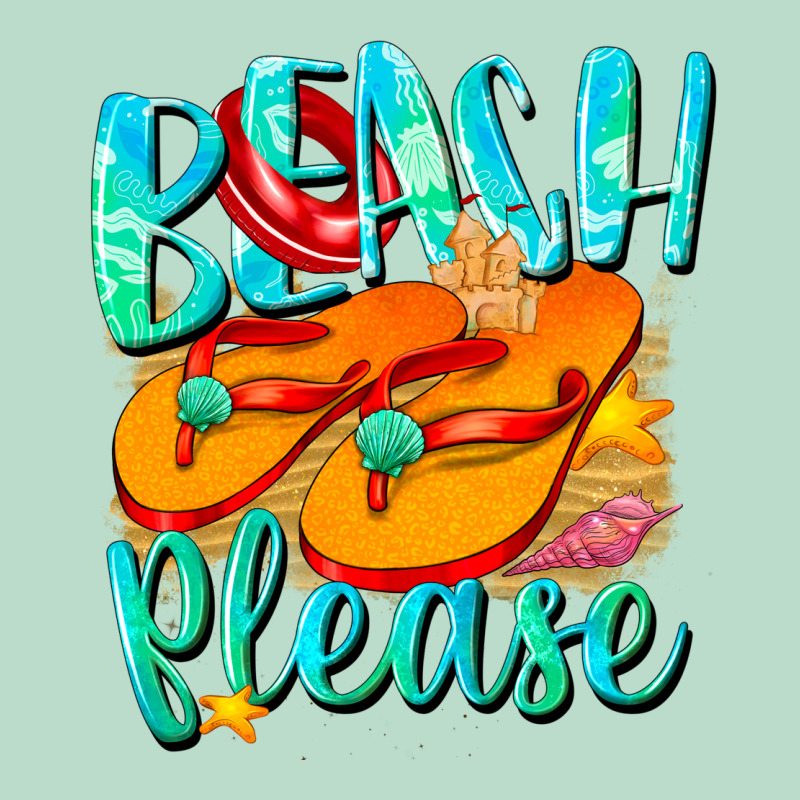 Beach Please Premium Hoodie by NancyCooperArtShop | Teevron