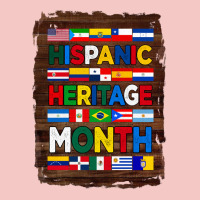 Hispanic Haritage Month Flags With Background Urban Heavy Tee | Teevron