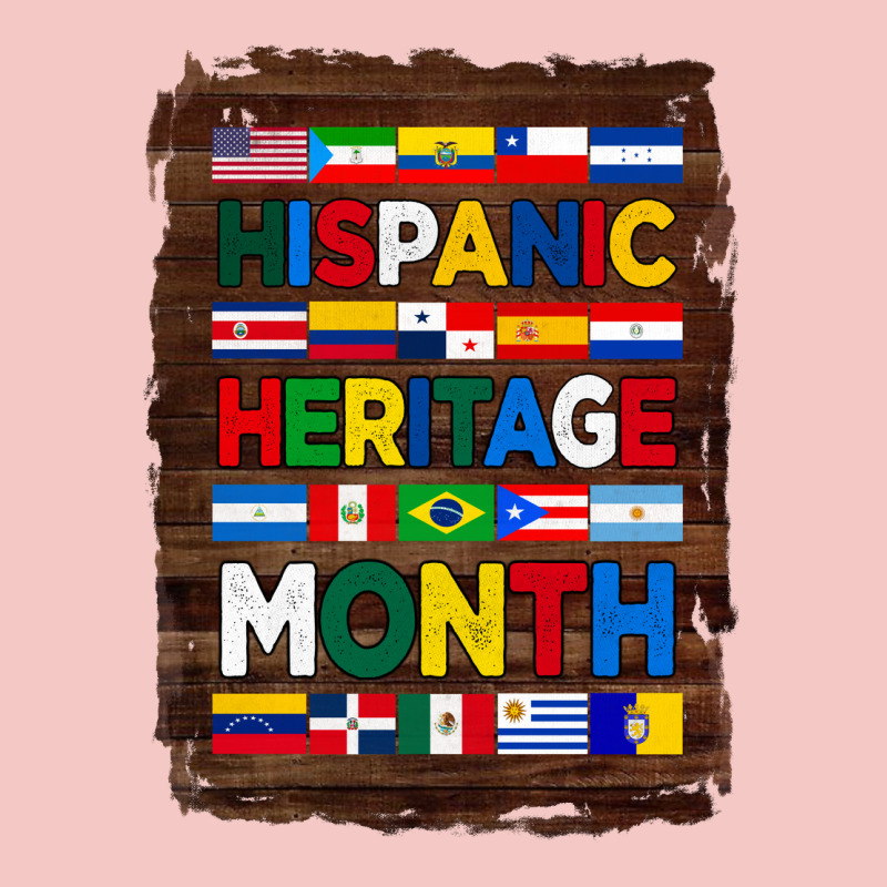 Hispanic Haritage Month Flags With Background Urban Heavy Tee by BundleAndBundleShop | Teevron