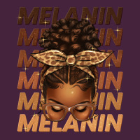 Melanin Afro Messy Bun Premium Tee | Teevron