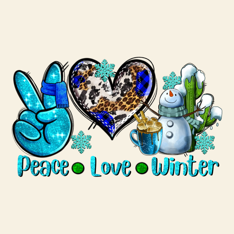 Peace Love Winter Ado Vintage Tee by AdoDesignShop | Teevron