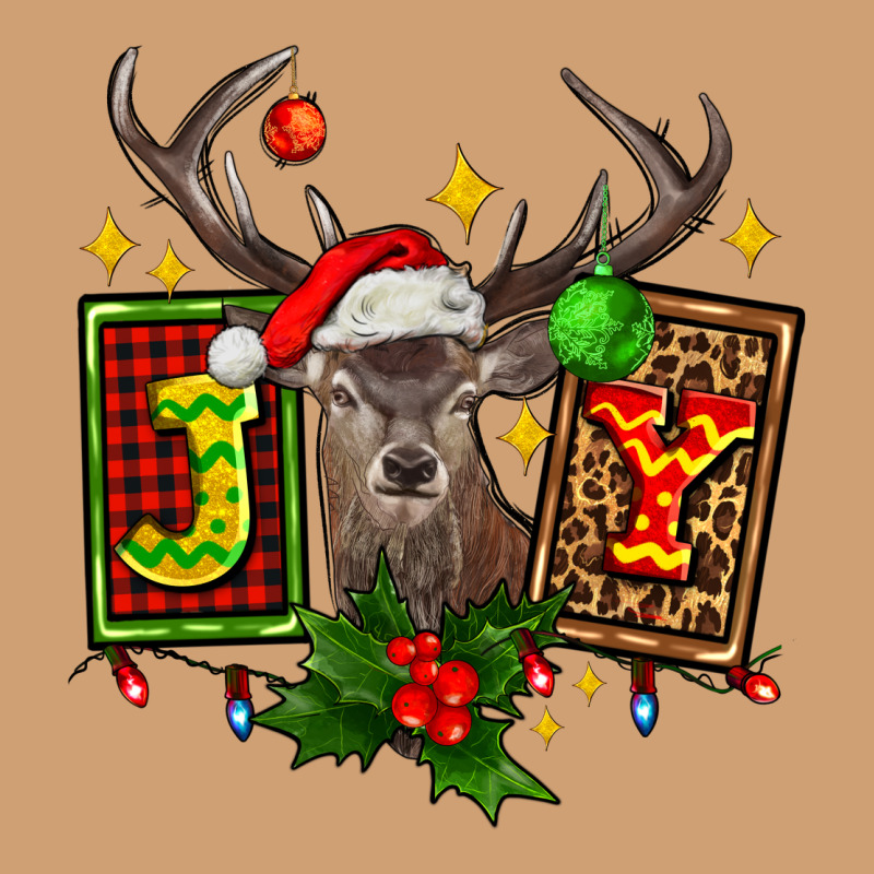 Joy With Reindeer Ado Vintage Tee by AdoDesignShop | Teevron