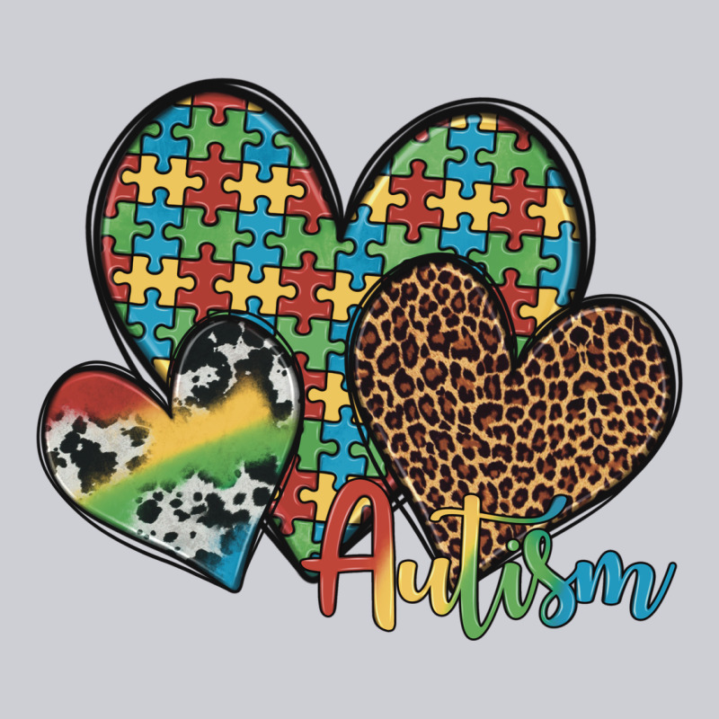 Autism Hearts Leopard Cowhide Heavyweight Sweatshirt by Artiststas | Teevron