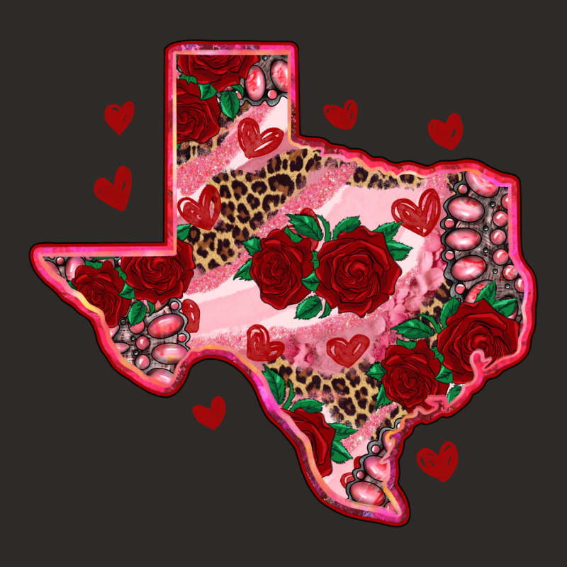 Valentine' S Day Texas Map With Roses Heavy Core Tee by RanaPortraitStore | Teevron