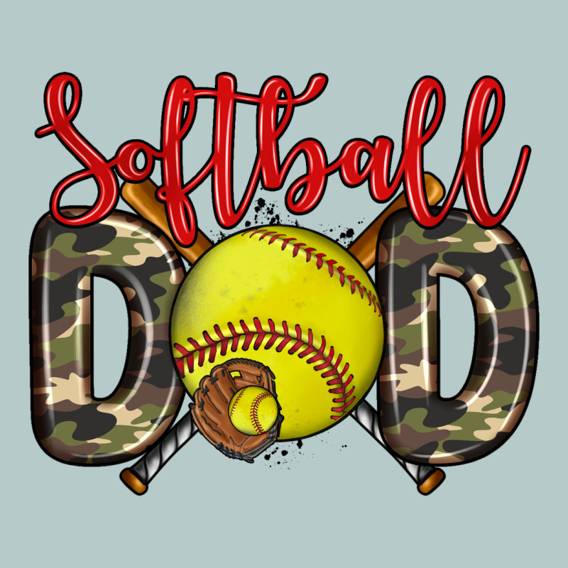 Softball Dad Heavy Core Tee by Zillion Design Studio | Teevron