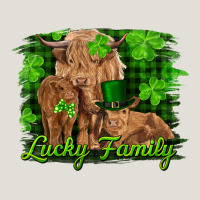 St Patrick's Day Lucky Cow Family Heavy Core Tee | Teevron