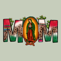 Mexican Flag Our Lady Of Guadalupe Mom Leopard Ladies Tee | Teevron