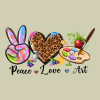 Peace Love Art Heavy Core Tee | Teevron