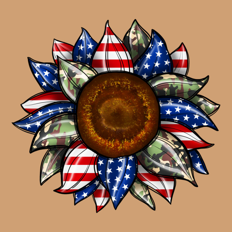 Sunflower American Flag Vintage Tee by JahusDesignShop | Teevron