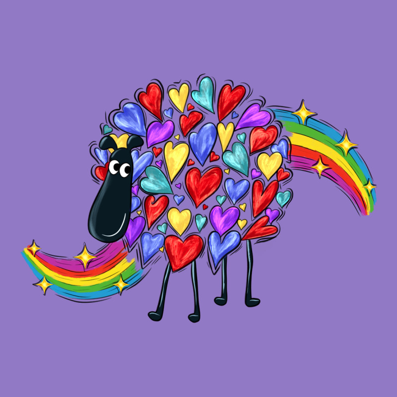 Rainbow Sheep Urban Hoodie by CowGirlArtShop | Teevron