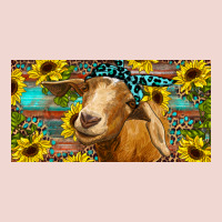 Goat With Sunflowers And Leopard Premium Sweatshirt | Teevron