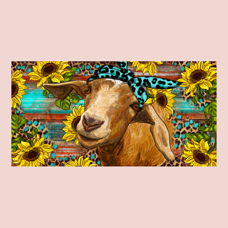 Goat With Sunflowers And Leopard Premium Sweatshirt by RanaPortraitStore | Teevron