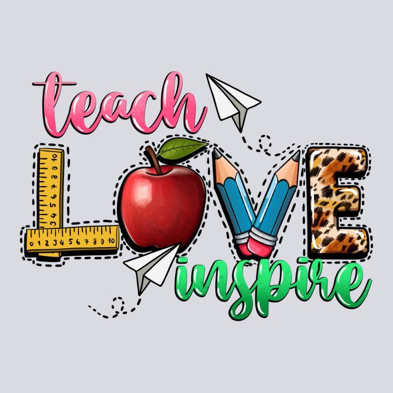 Teach Love Inspire Zipper Hoodie by NancyCooperArtShop | Teevron