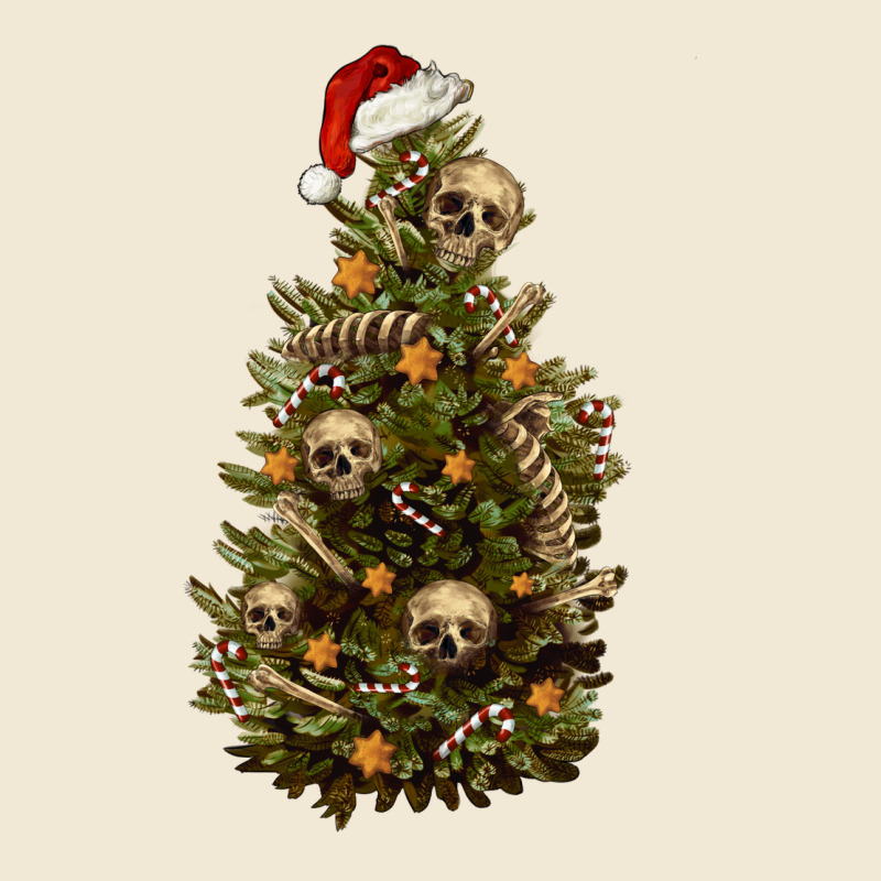 Skeleton Merry Christmas Tree Ladies Tee by RanaPortraitStore | Teevron
