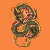 Green And Yellow Dragon Premium Sweatshirt | Teevron
