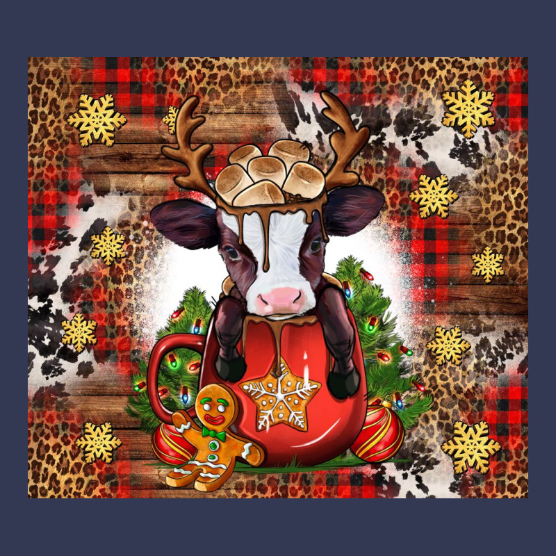 Christmas Baby Cow Hot Cocoa Heavyweight Hoodie by Jasminsmagicworld | Teevron