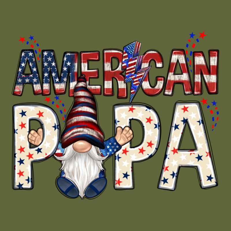 American Papa With Gnome Classic Tee by NancyCooperArtShop | Teevron