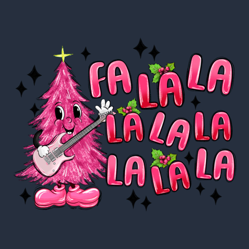 Pink Christmas Fa La La Zipper Hoodie by MaliasSmallBusiness | Teevron