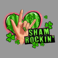Shamrockin' Rock N Roll Female Hand Vintage Hoodie | Teevron