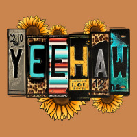 Yeehaw License Plate Letters Heavyweight Hoodie | Teevron