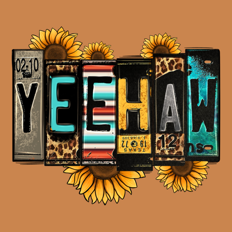 Yeehaw License Plate Letters Heavyweight Hoodie by Jasminsmagicworld | Teevron