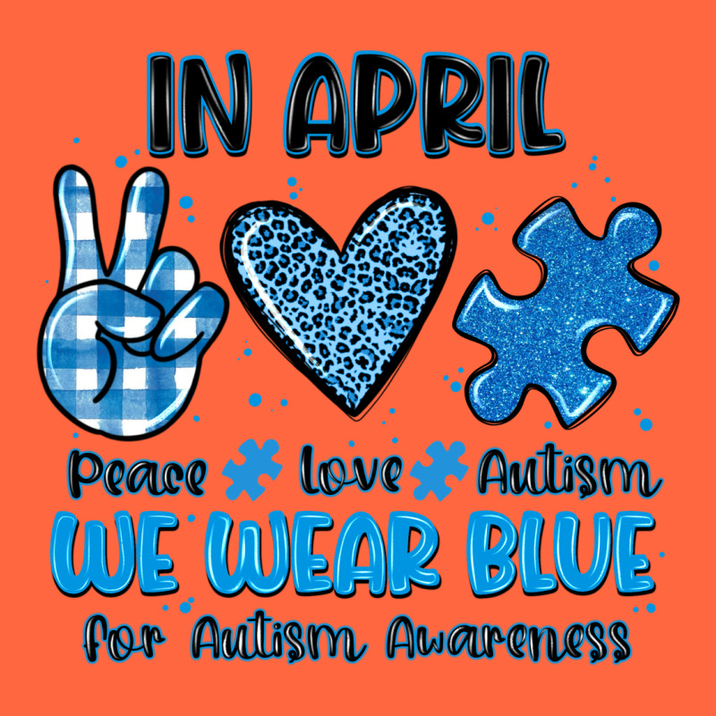 In April We Wear Blue Premium Hoodie by JahusDesignShop | Teevron