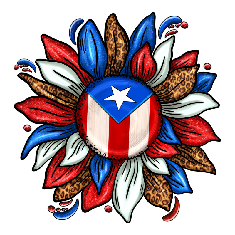 Puerto Rico Sunflower Ladies Tee by texasbilliewilder | Teevron