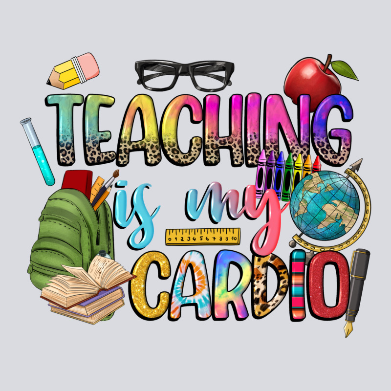 Teaching Is My Cardio Zipper Hoodie by NancyCooperArtShop | Teevron